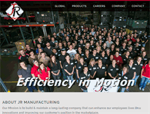 Tablet Screenshot of jrmanufacturing.net